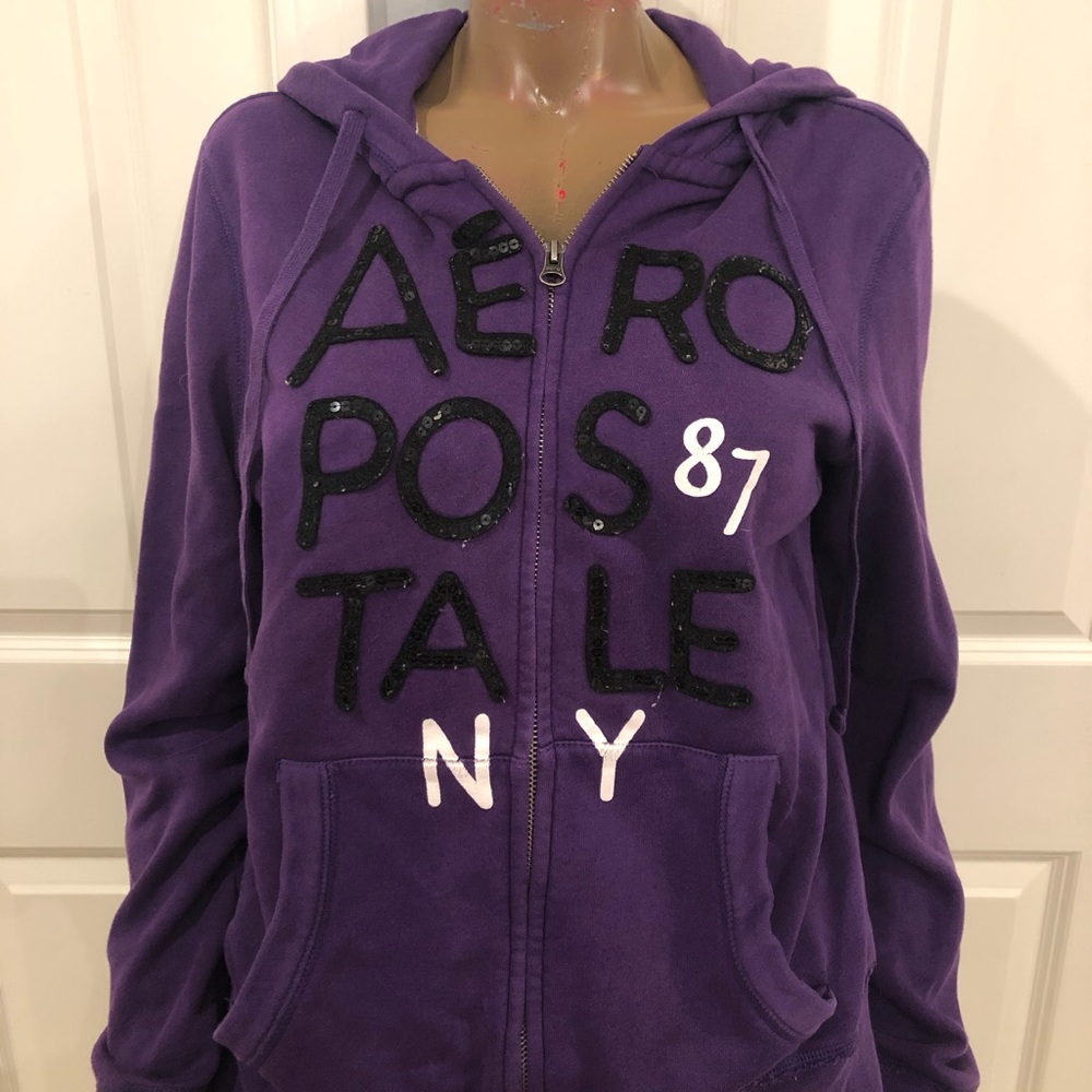 purple hoodie